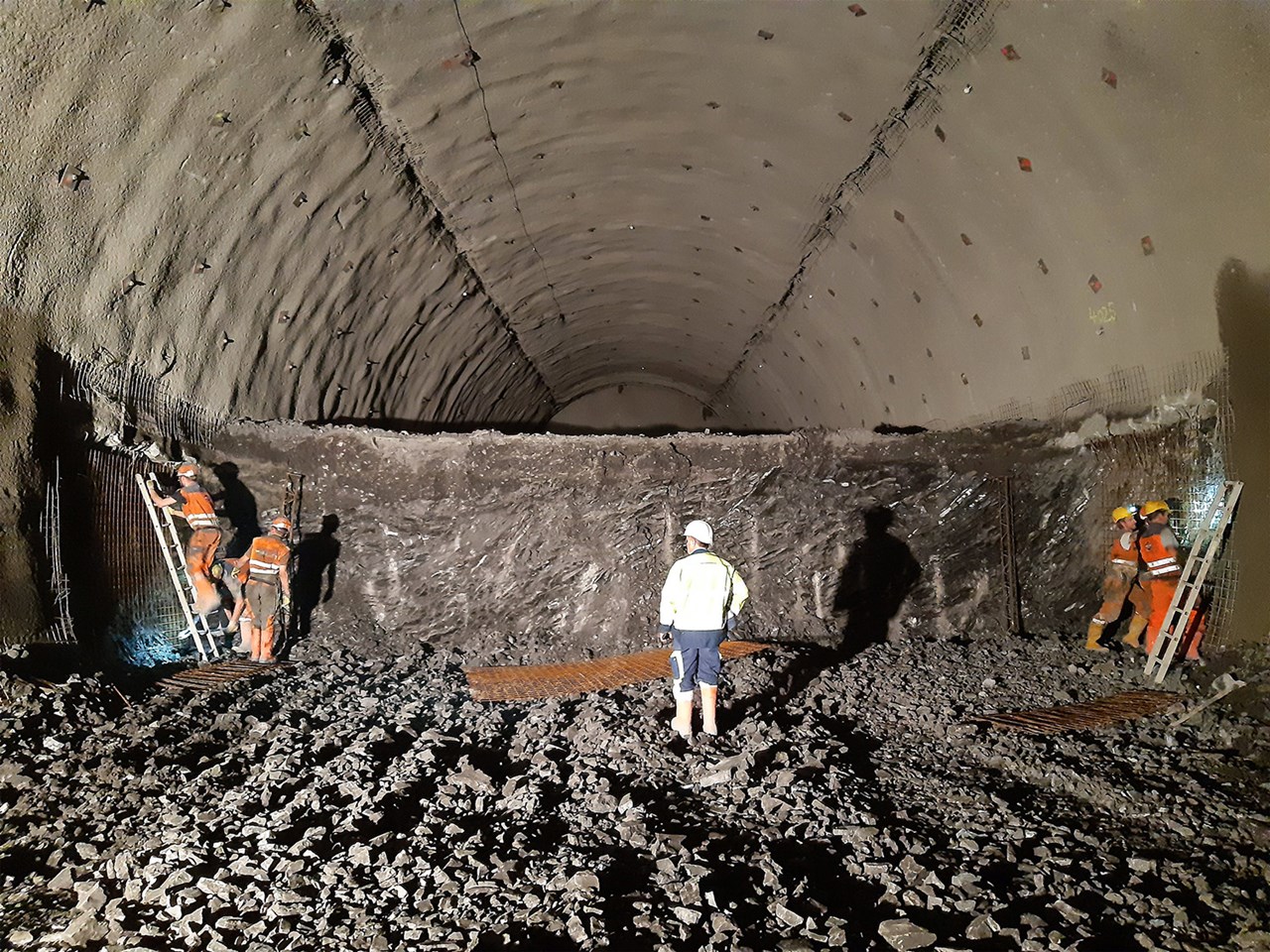 Karawankentunnel, Rosenthal - Tunnel construction Karawankentunnel, Rosenthal - Tunnel construction