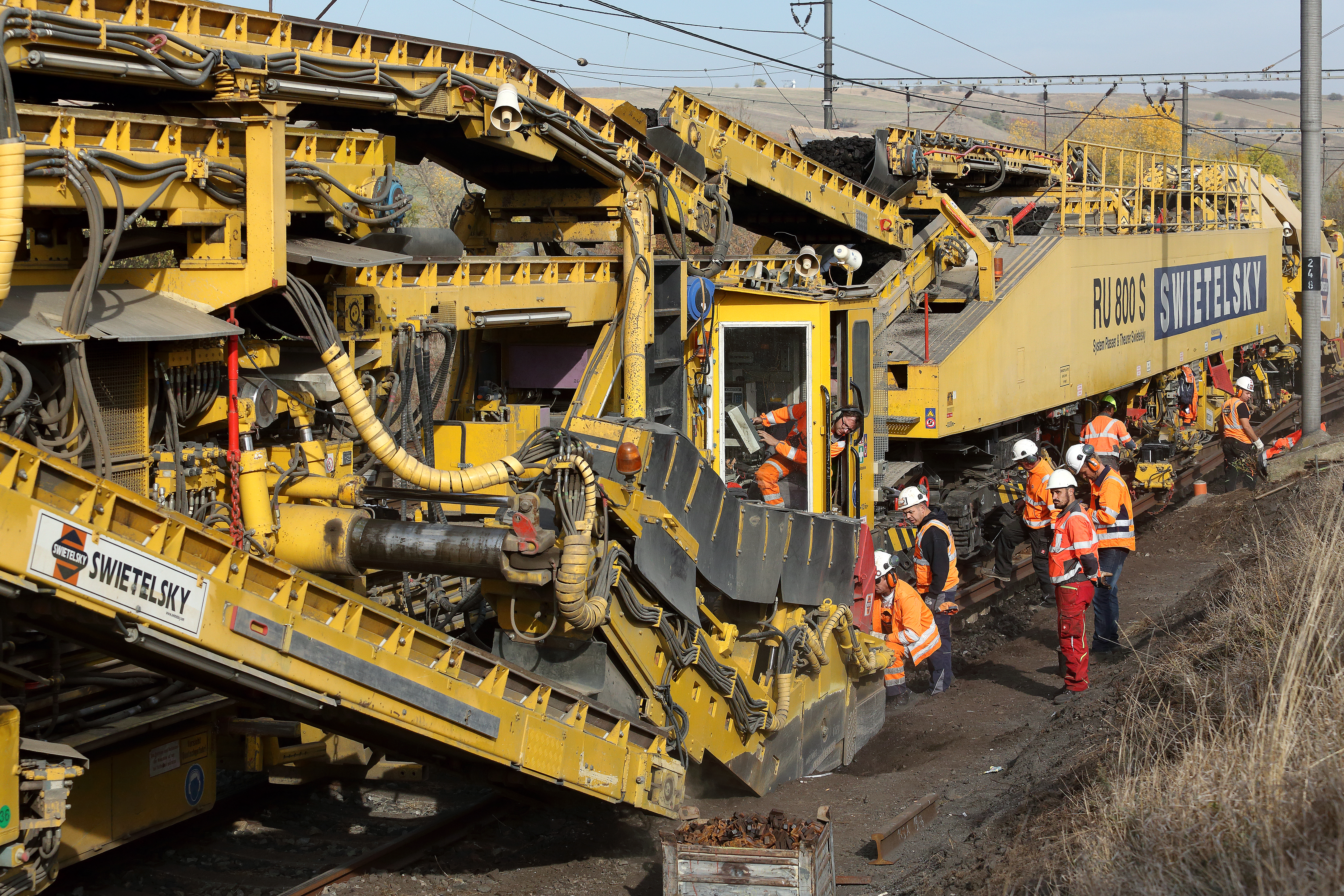 Optimalizace traťového úseku Obrnice–Čížkovice - Railway construction