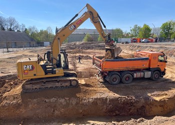Erfolgreicher Projektstart in Freiberg: Erweiterter Rohbau für Bohrkern- und Probenarchiv - DE