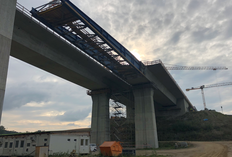 A94 Ornautalbrücke - Road and bridge construction