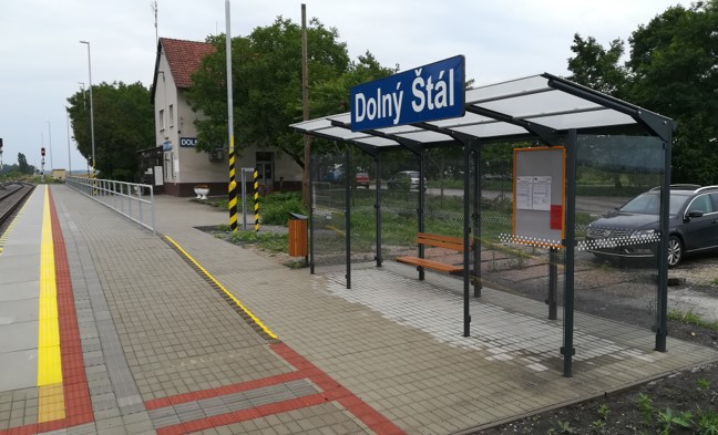 ŽST Dolný Štál, predĺženie staničných koľají - Railway construction