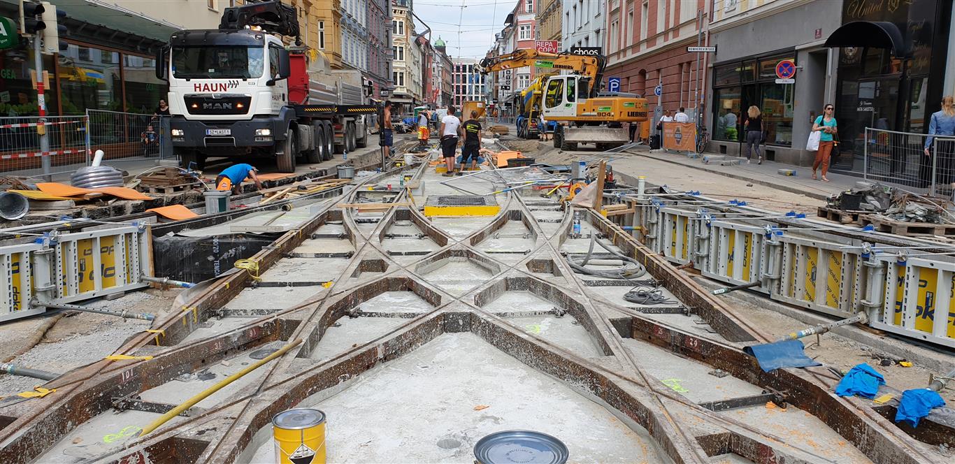 Sanierung Anichstraße/ Bürgerstraße - Civil engineering