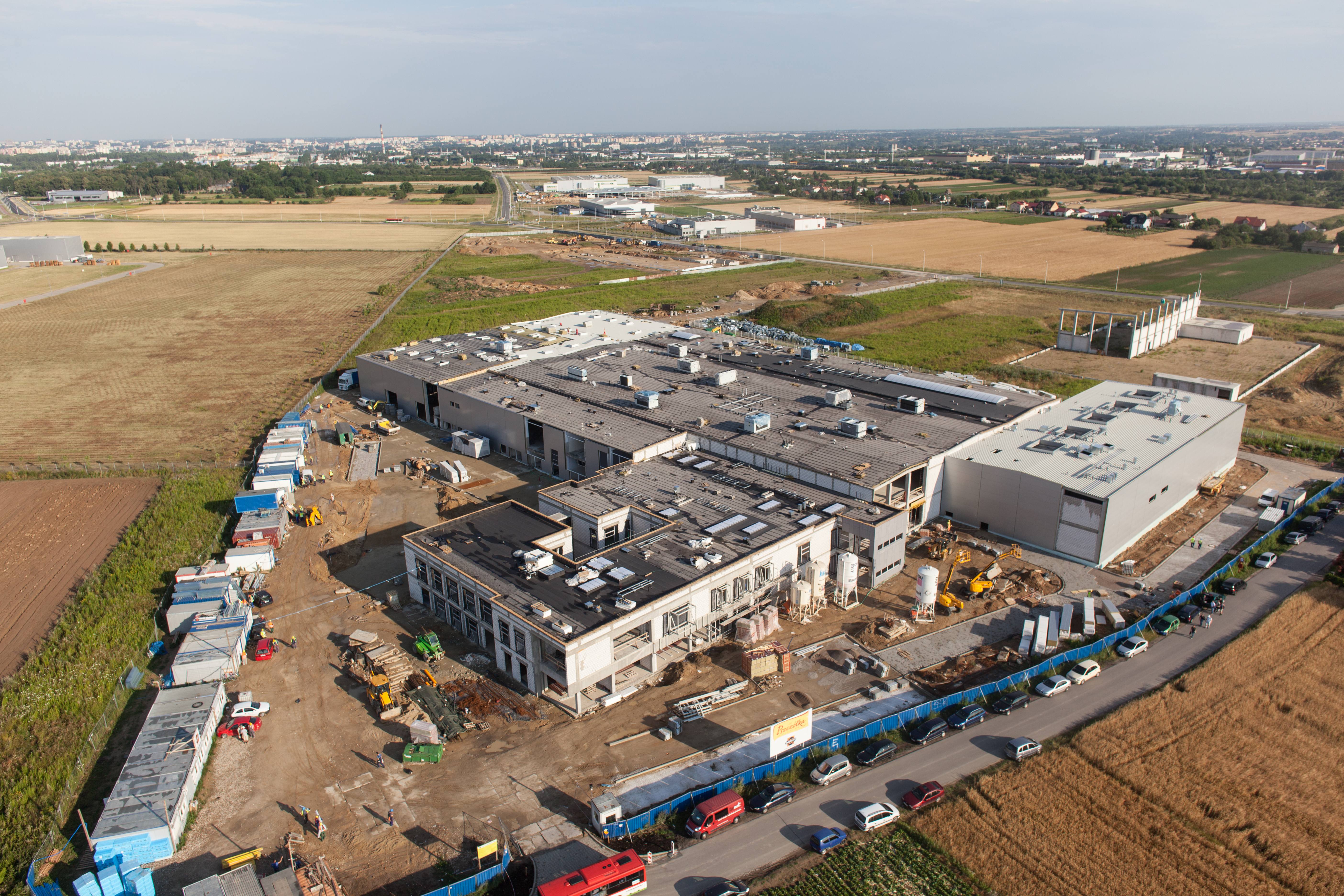 Zakład Produkcyjny Fabryka Cukierków Pszczółka w Lublinie - Building construction