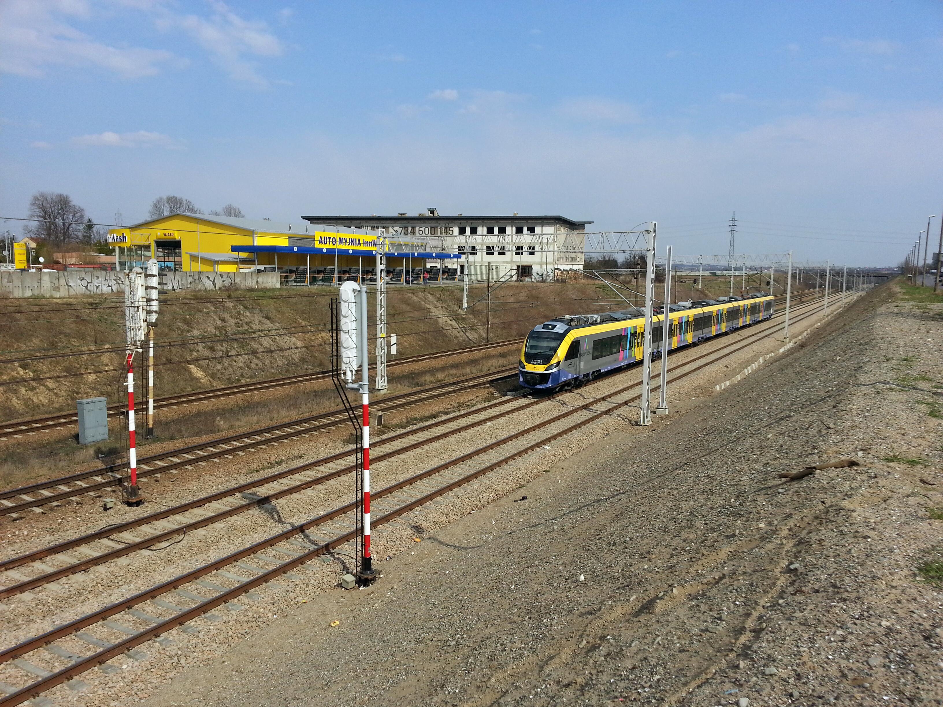 Linia 95 – odcinek Kraków Batowice – Kraków Nowa Huta - Railway construction