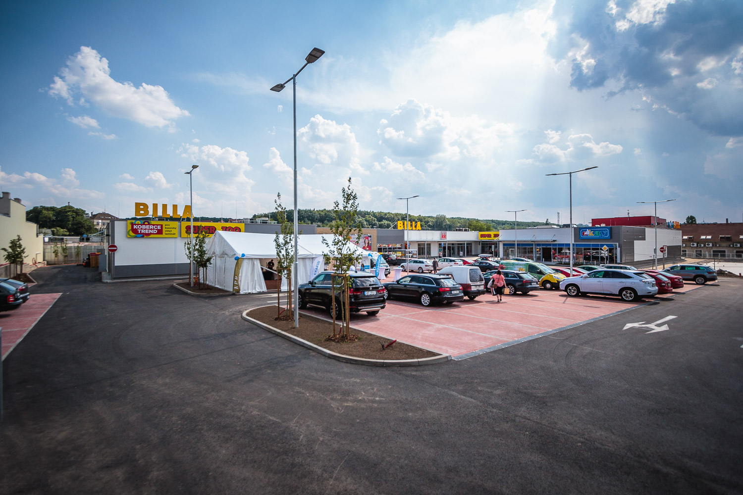 Praha 9 – Retail Park Poděbradská - Building construction