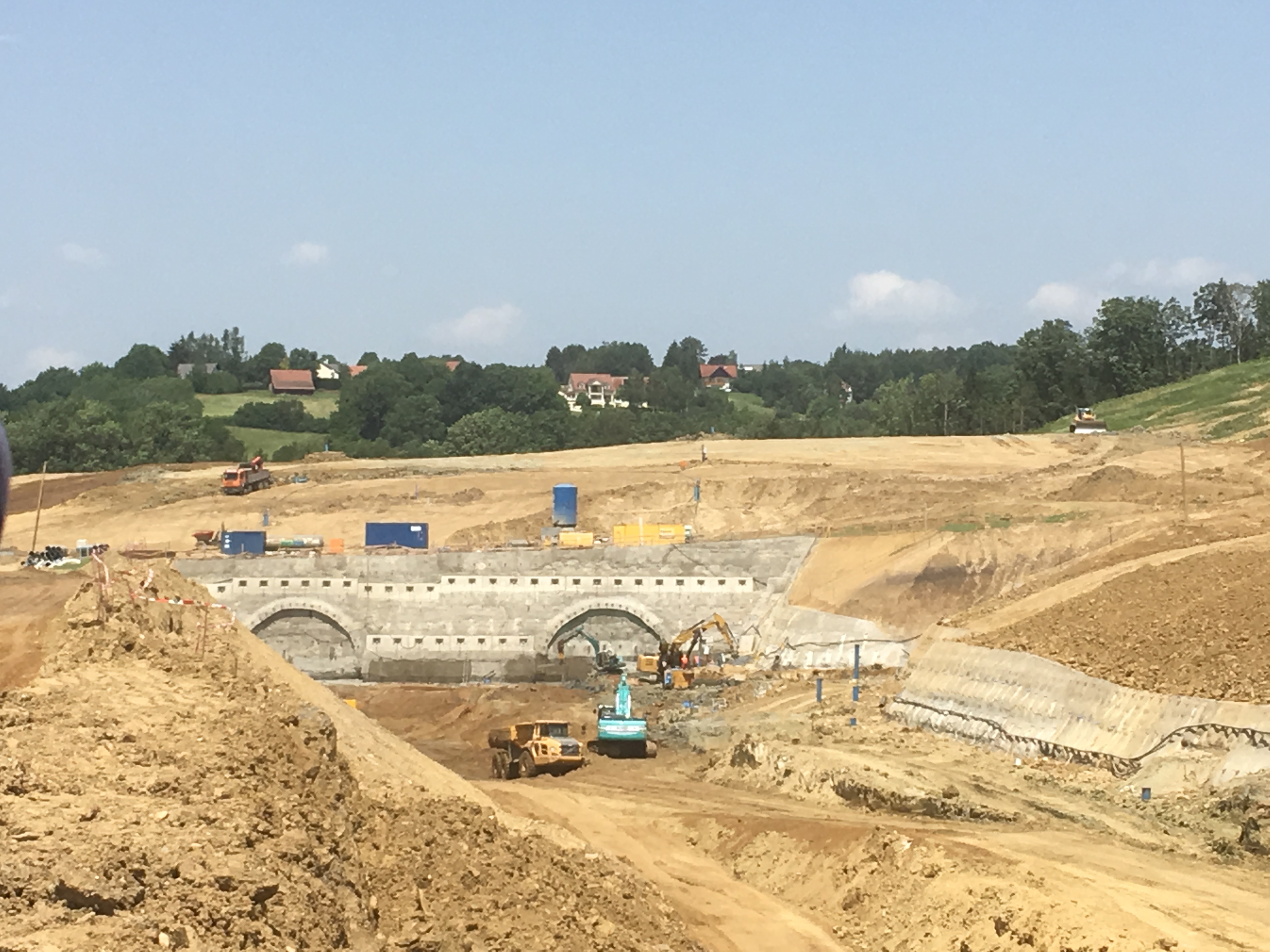 S7 Fürstenfelder Schnellstraße - Tunnel Rudersdorf - Tunnel construction