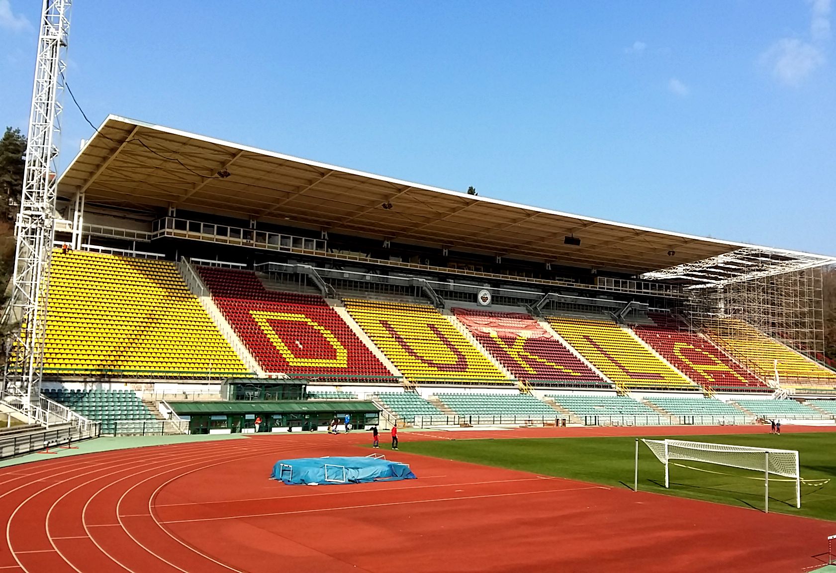 Praha 6 – rekonstrukce tribuny Stadionu Juliska - Building construction