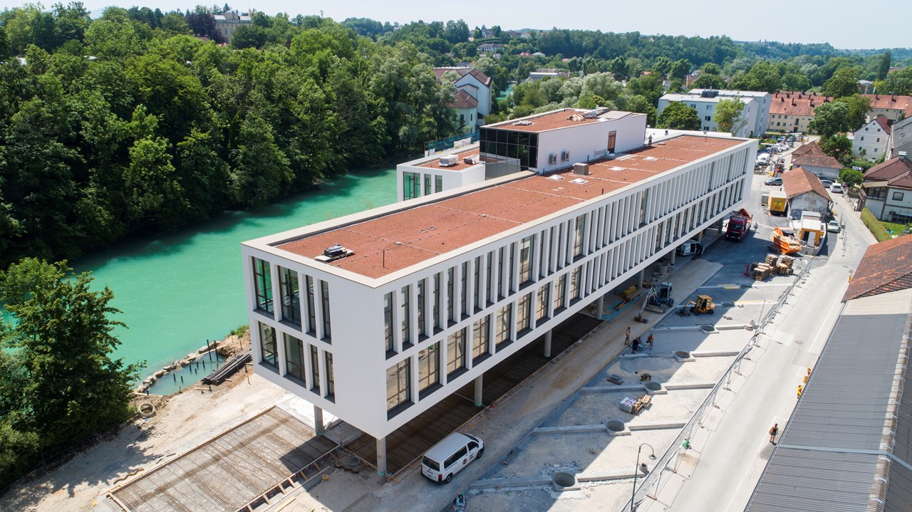 Campusgebäude der Fachhochschule, Steyr - Building construction Campusgebäude der Fachhochschule, Steyr - Building construction