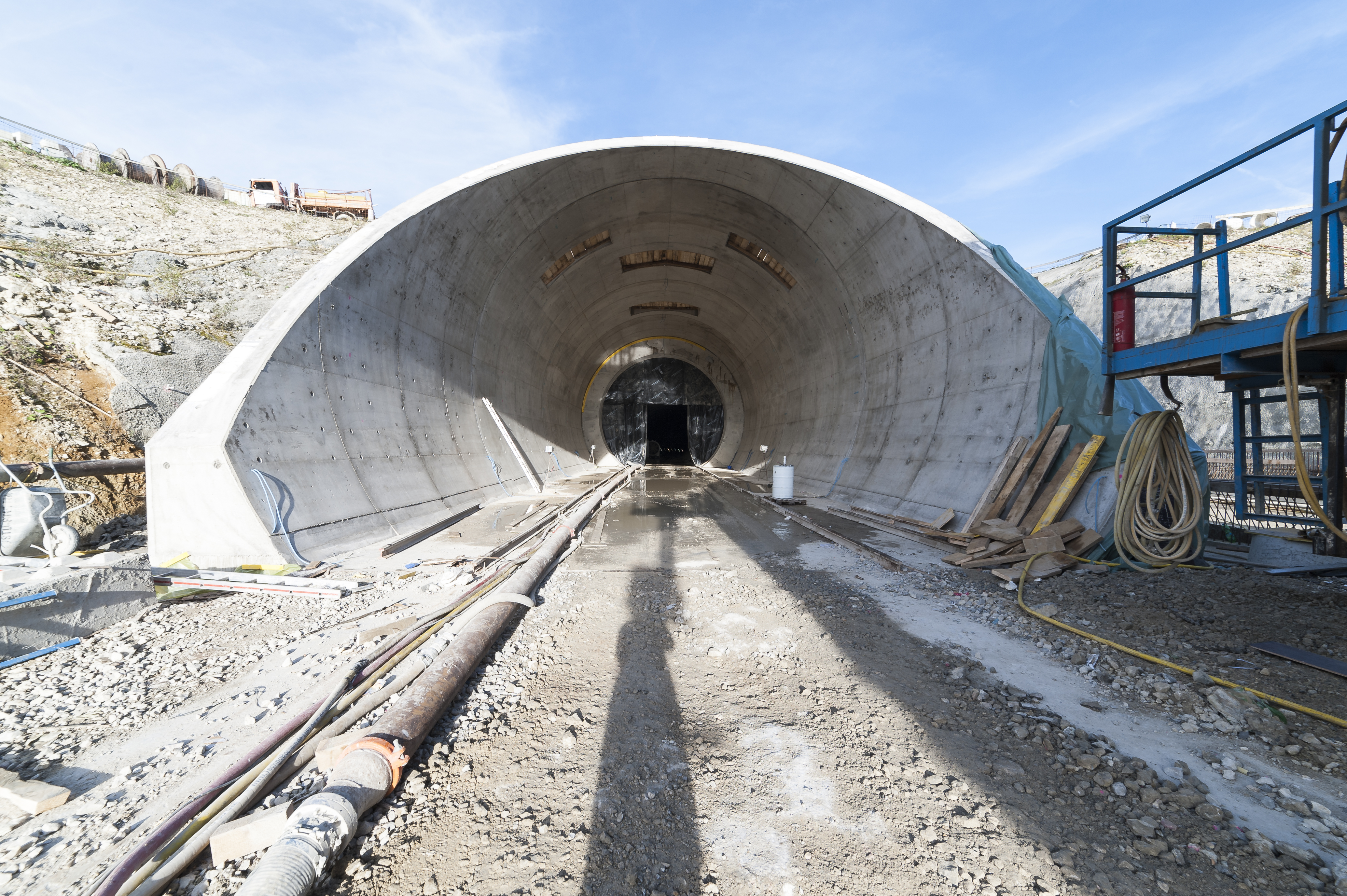 Tunnel Albaufstieg - Tunnel construction