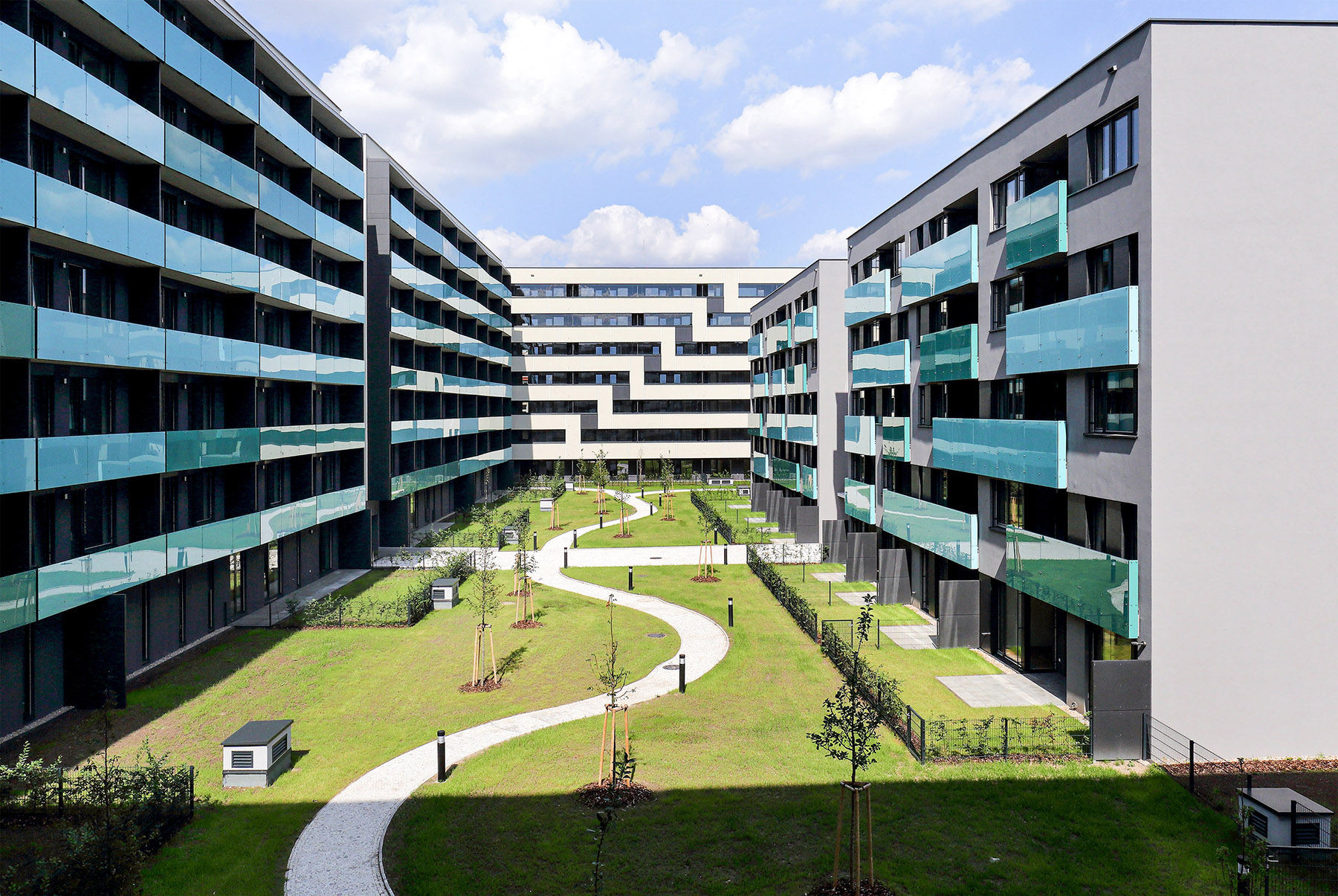 Obytný komplex, Vivus Argentinsk, Prag - Building construction