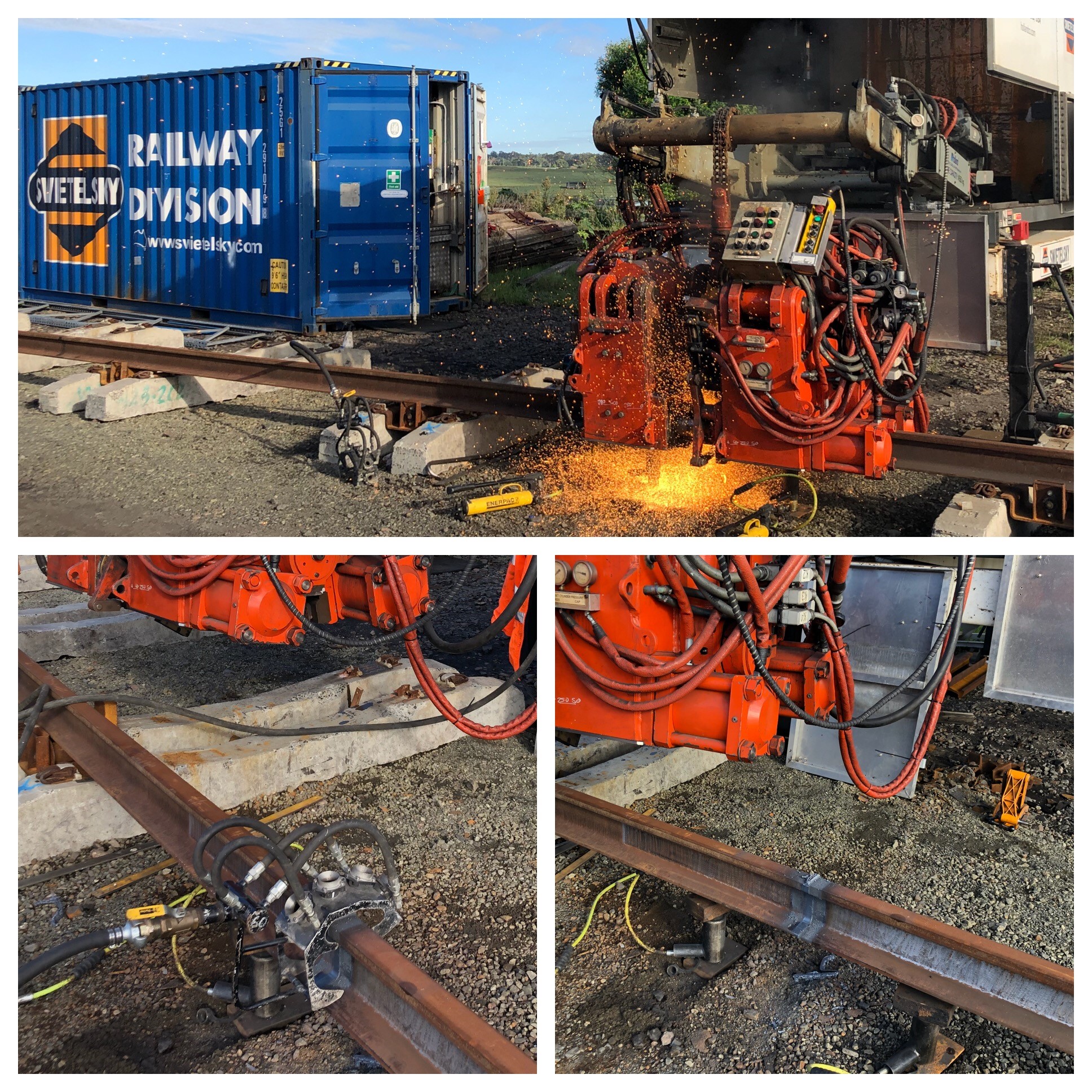 Flash Butt Welding Port Augusta - Railway construction