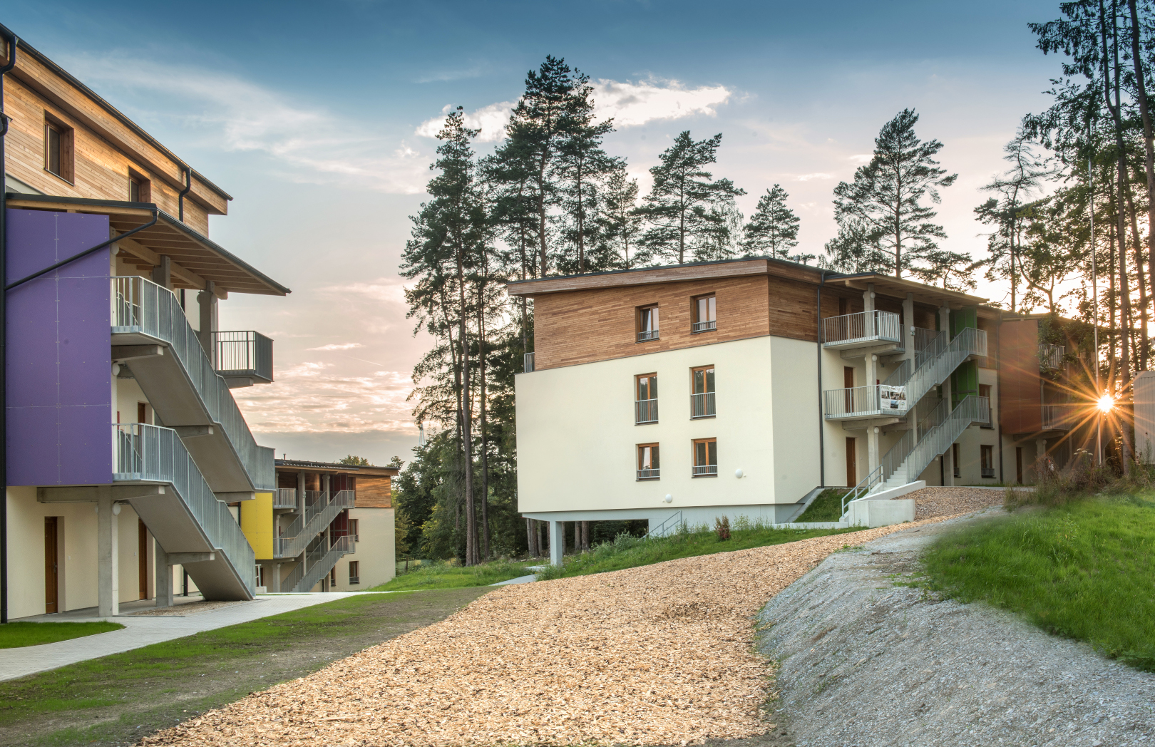 Lipno nad Vltavou – bytové domy Lipno Východ  - Building construction