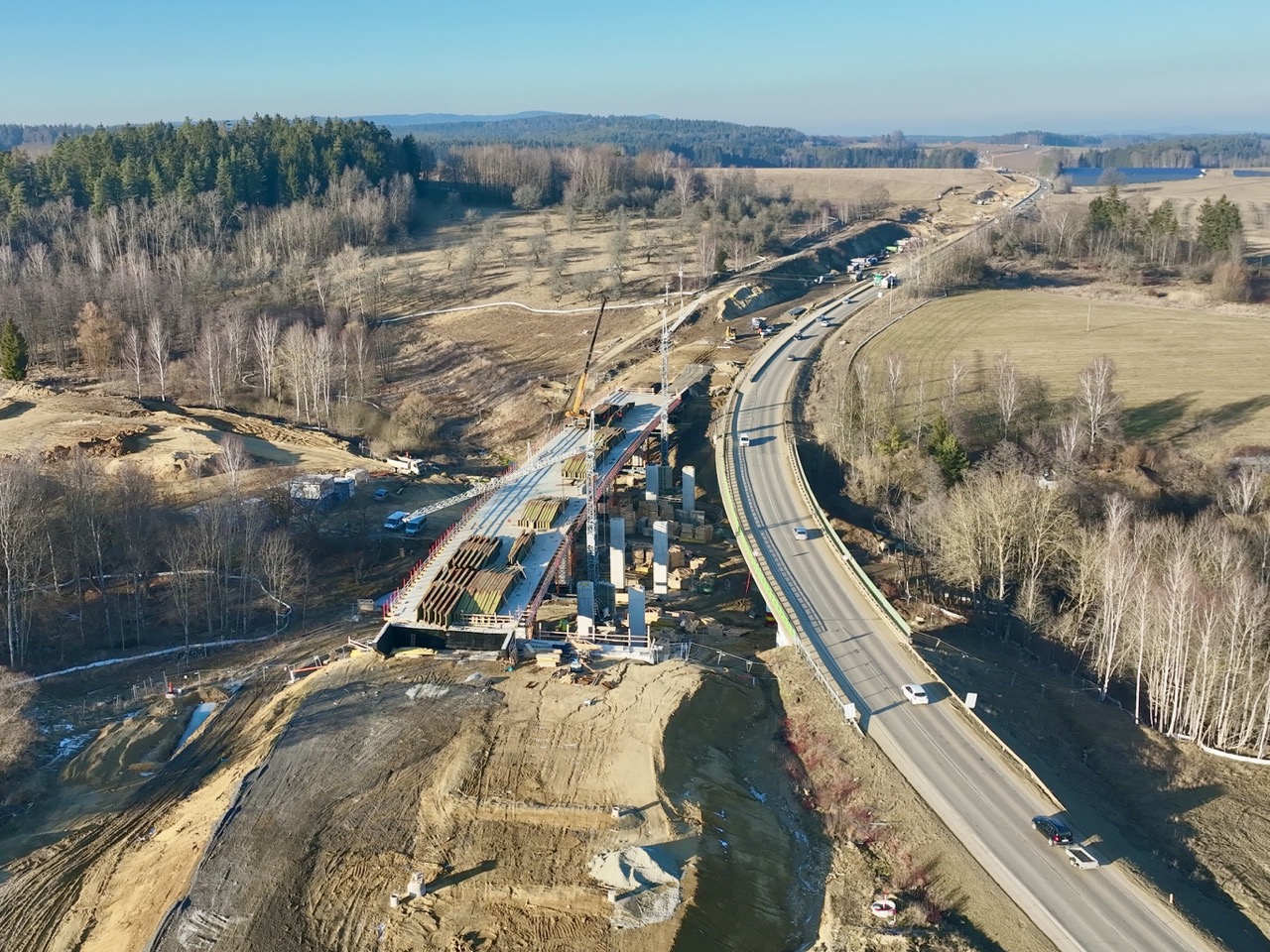 Pokračování výstavby dálnice D3 v úseku Nažidla – Dolní Dvořiště - CZ