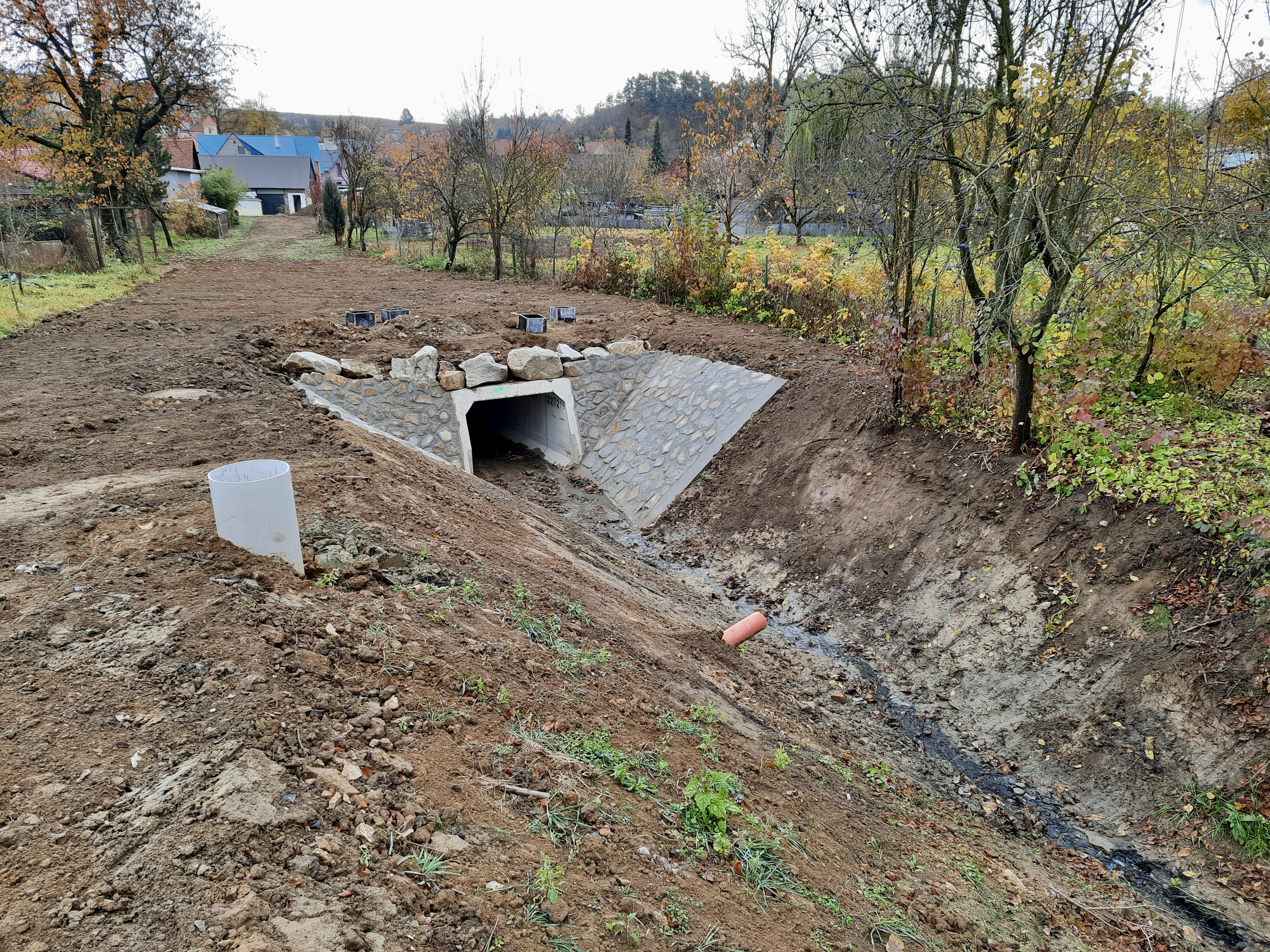 Ořechov a Vážany – vybudování společné ČOV - Civil engineering