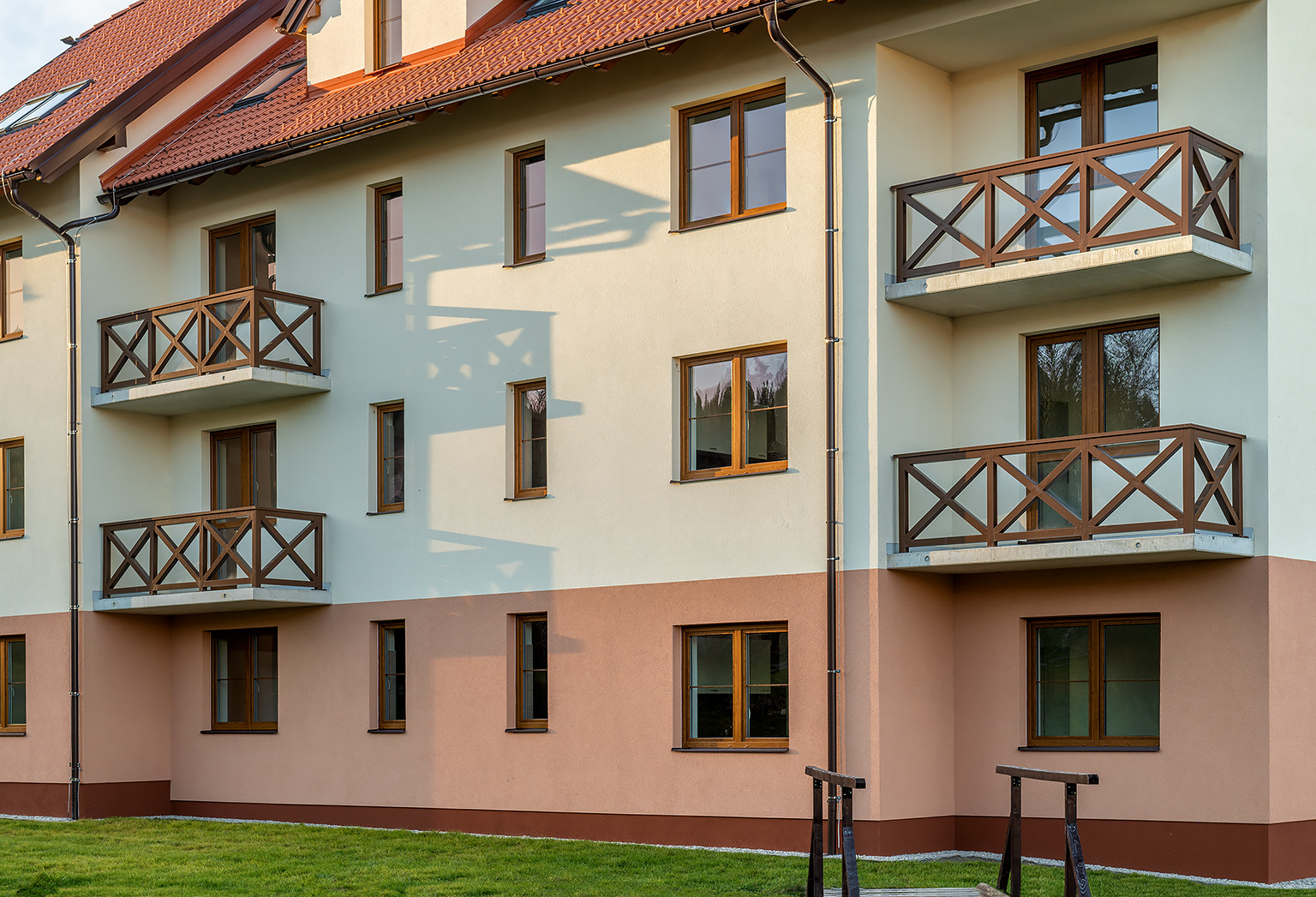 Vyšší Brod – bytový dům, ul. Pohraniční stráže - Building construction