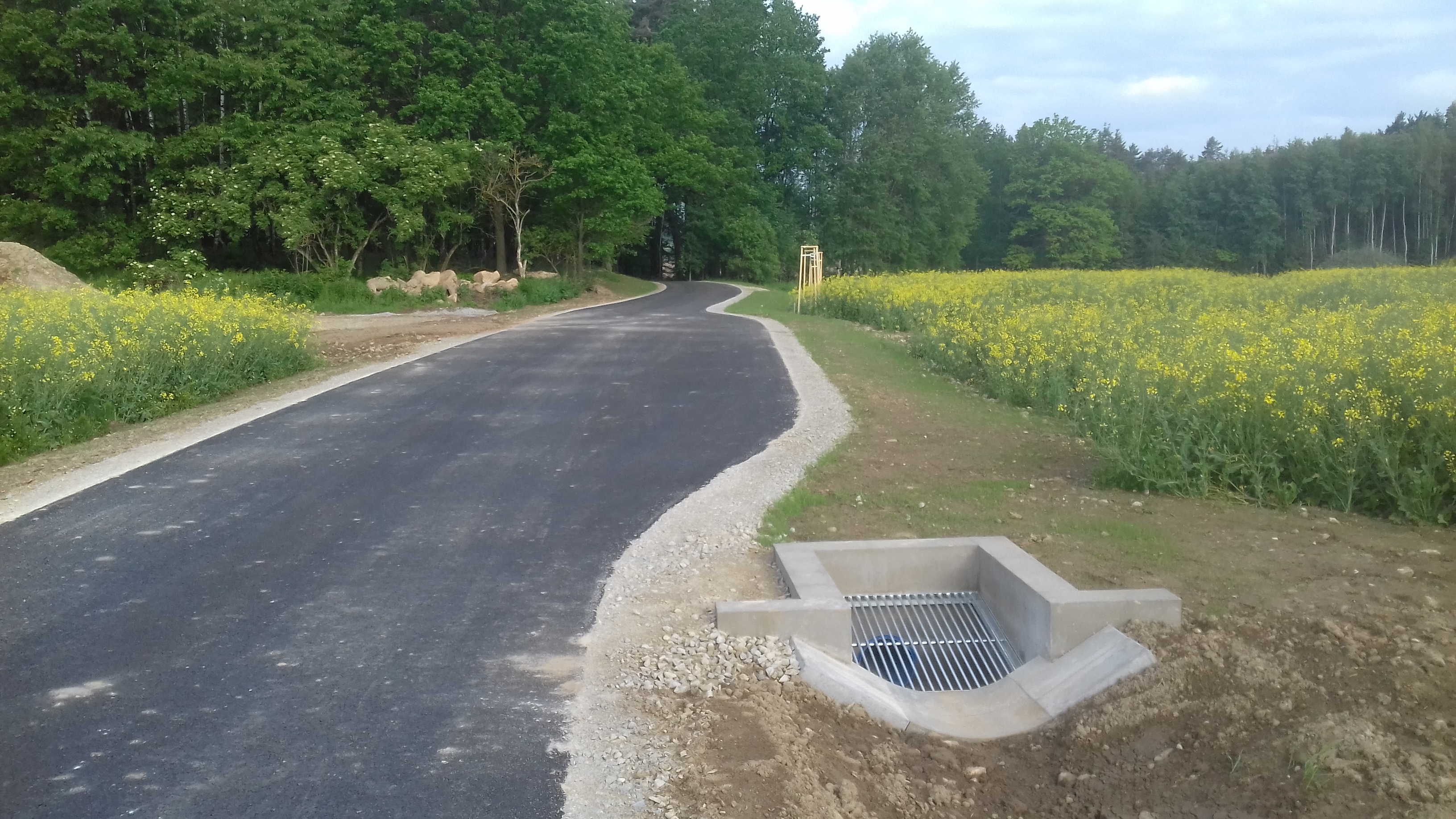 Cyklostezka – propojení katastrálních území Matná–Buk         - Road and bridge construction