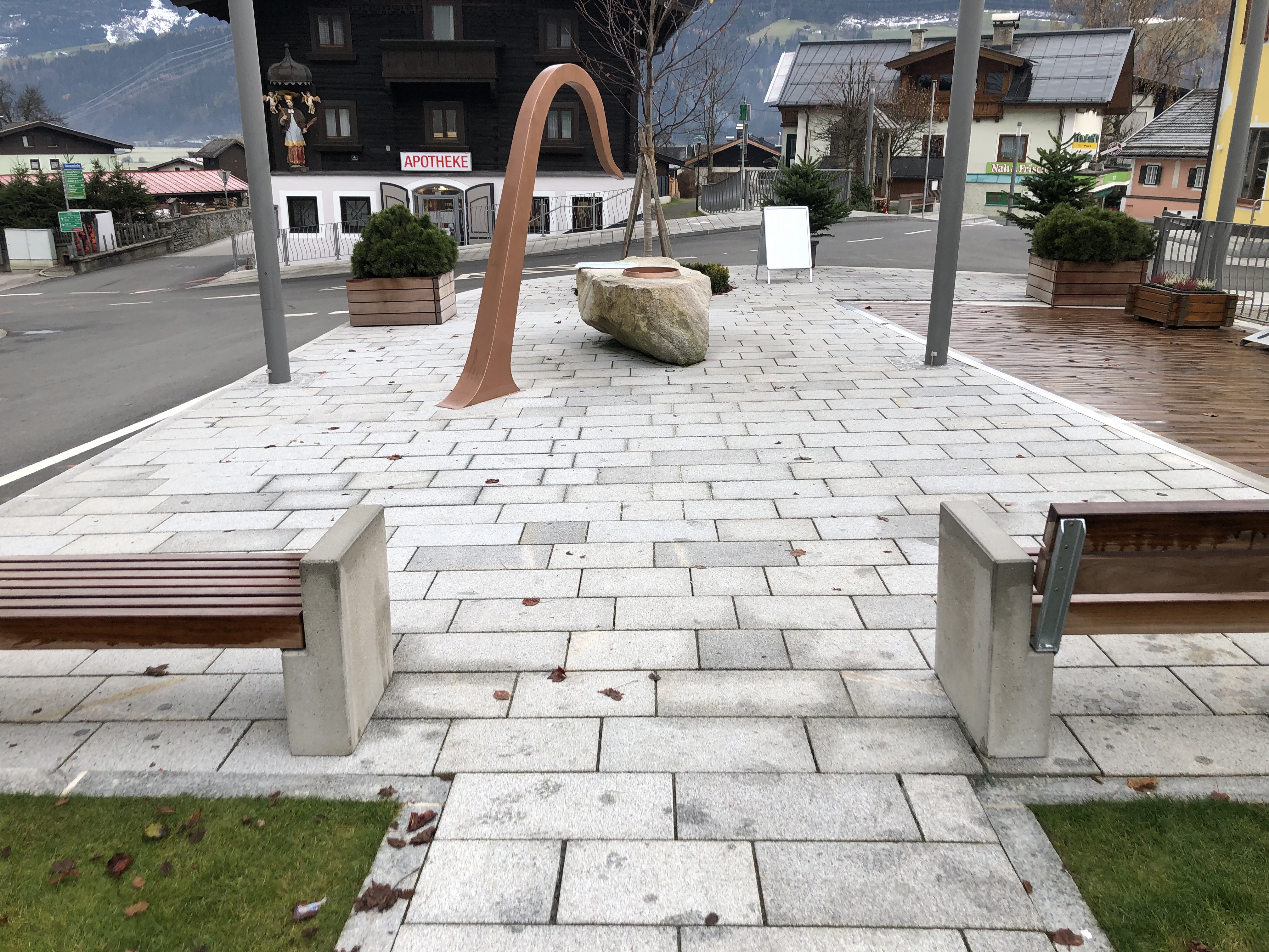 Dorfplatz Gemeinde Piesendorf - Road and bridge construction