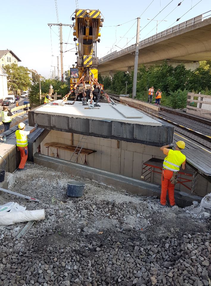 Durchlass Wien Nußdorf - Road and bridge construction