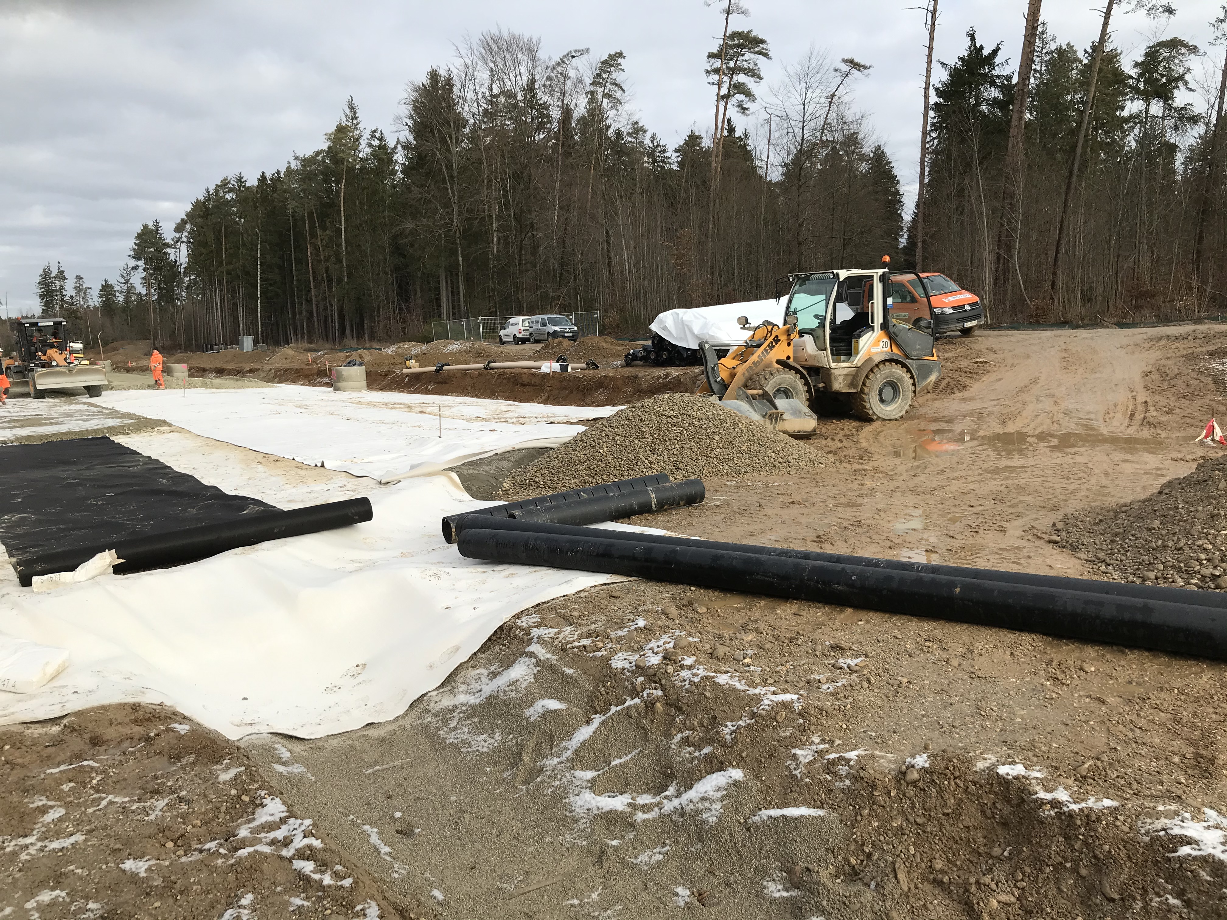 Erweiterung Zentraltorparkplatz - InfraServ Gendorf - Civil engineering