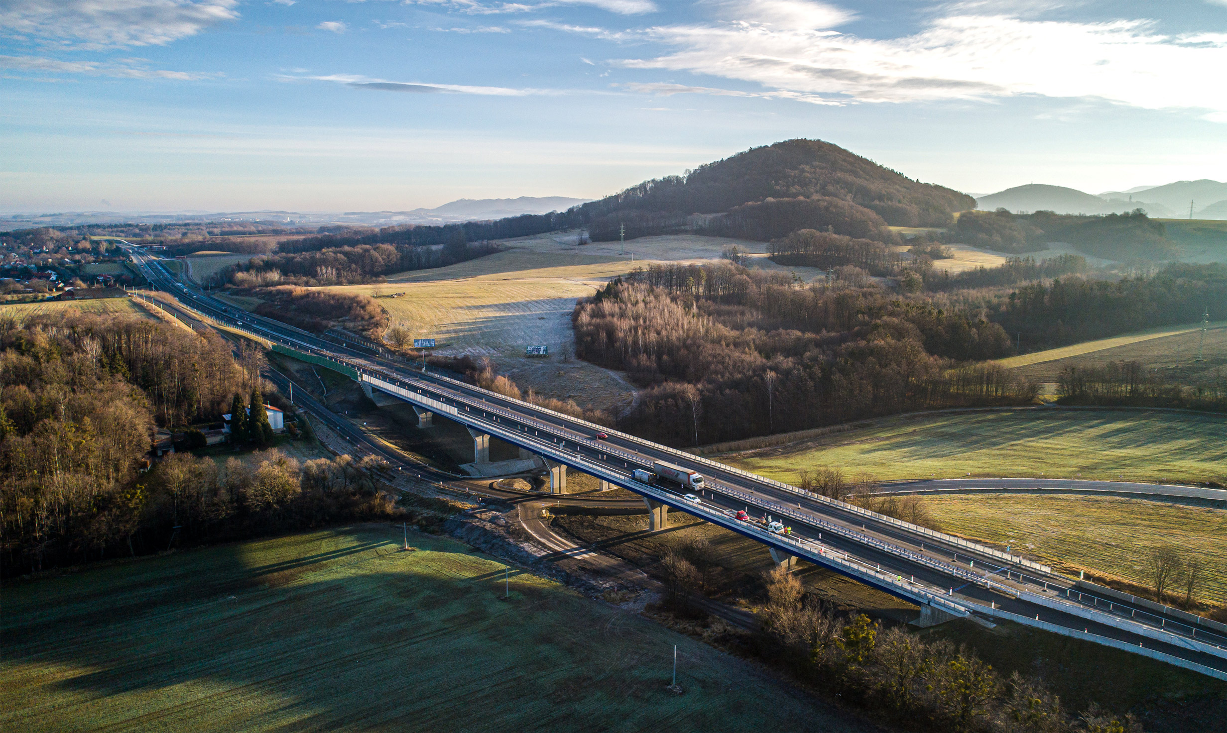 Dálnice, D48, Rybí-Rychaltice - Road and bridge construction