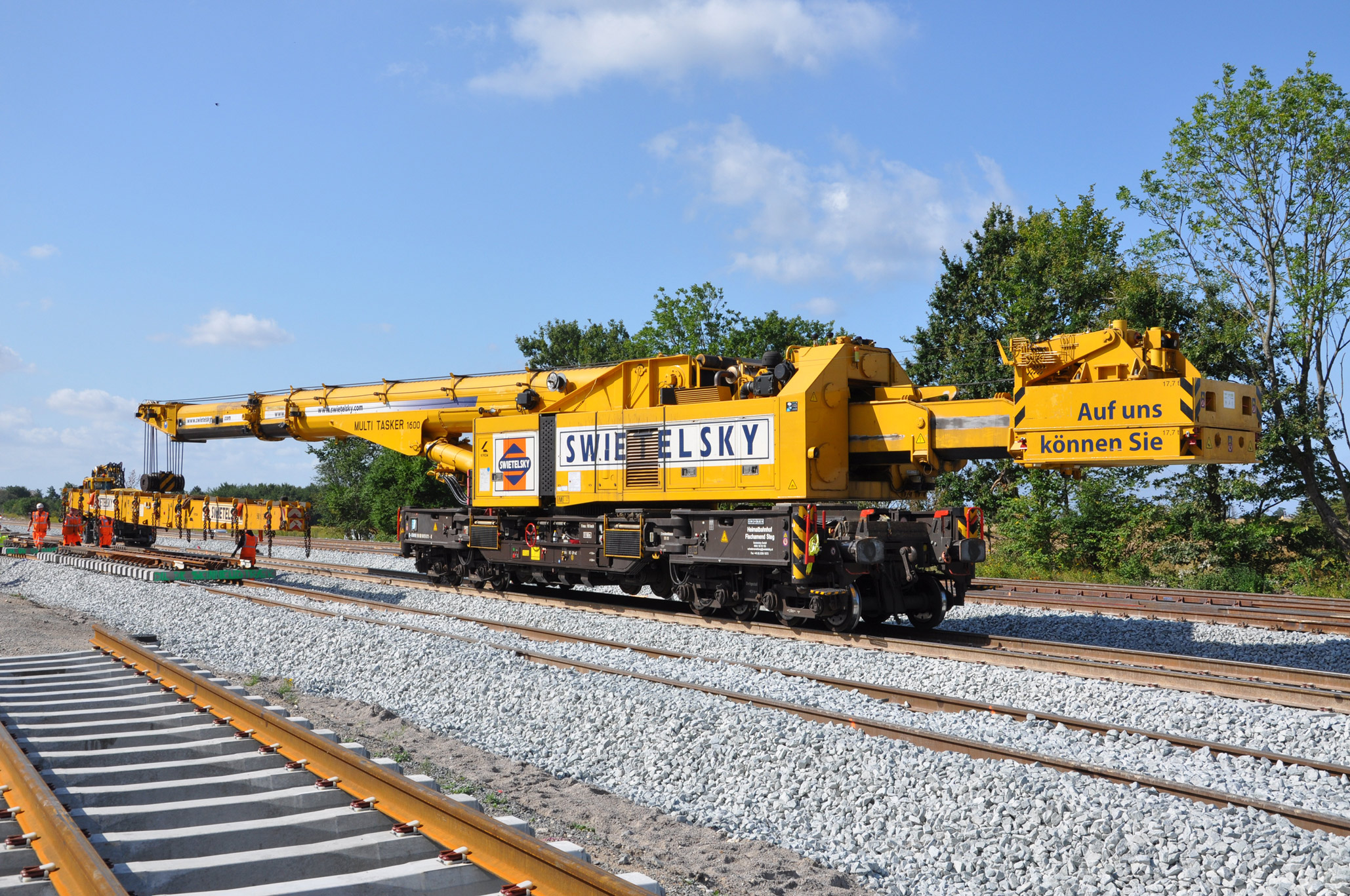 Jernbanebyggeri Dänemark, Ringsted - Railway construction