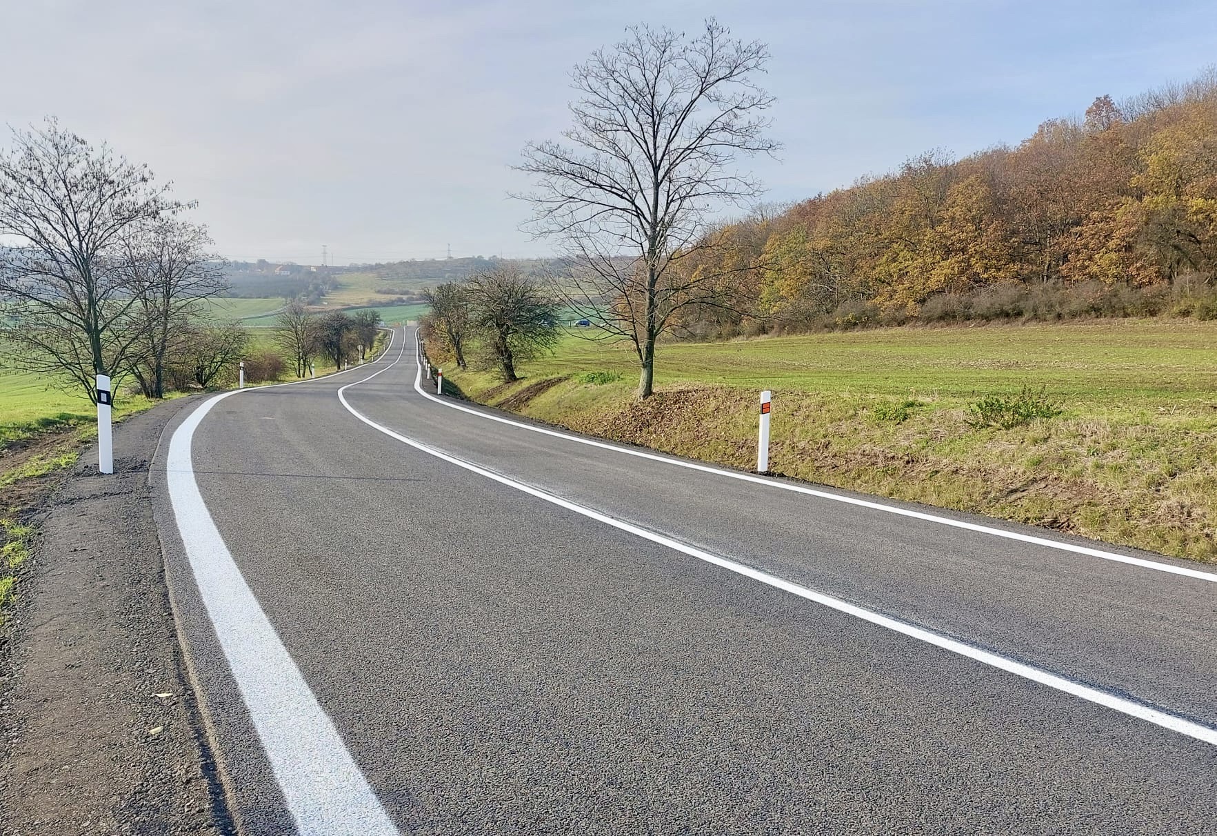 Silnice I/15 – rekonstrukce úseku Chrámce–Hořenec - Road and bridge construction