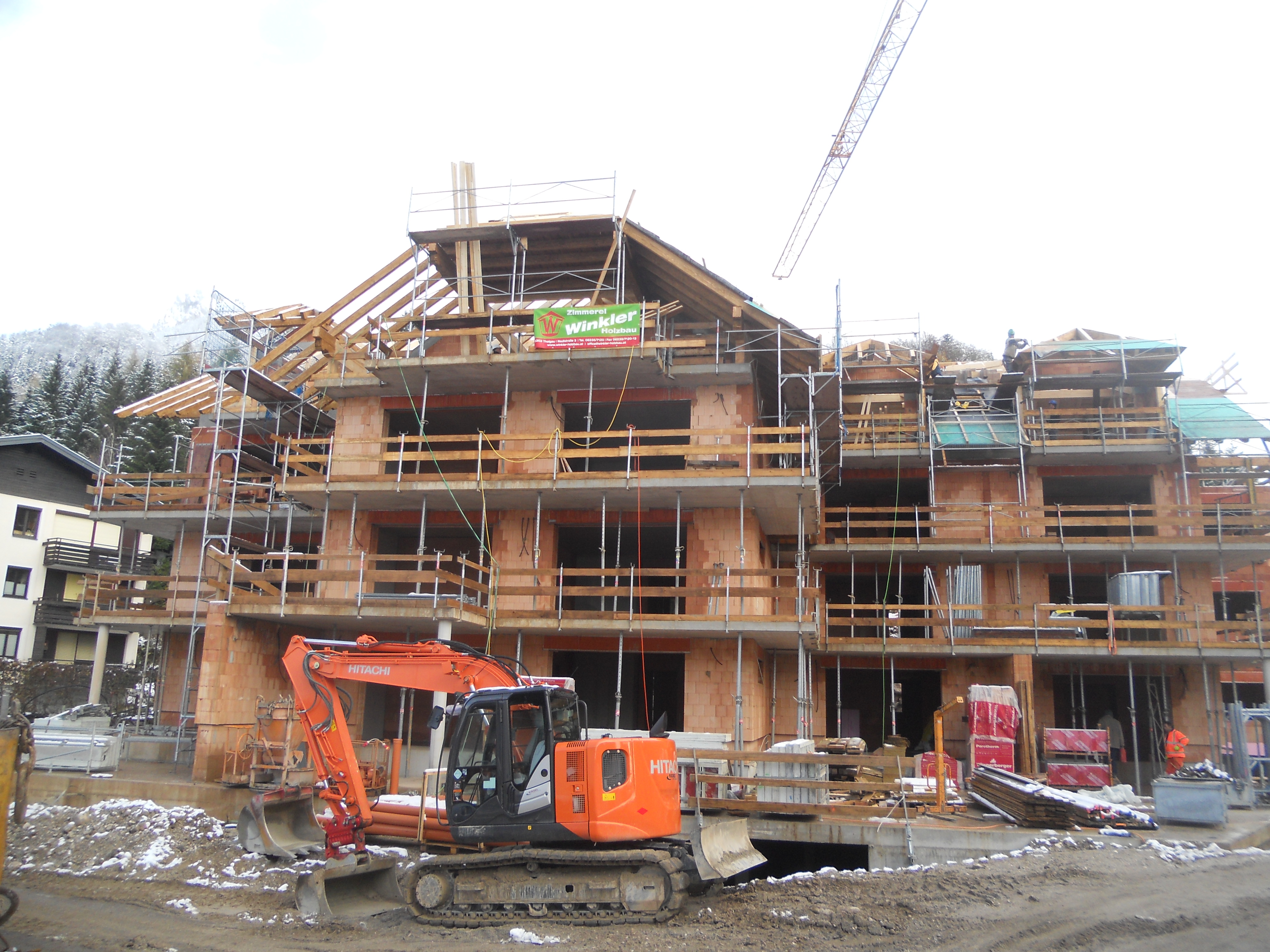 Errichtung Mehrfamilienwohnanlage, 5330 Fuschl am See - Building construction