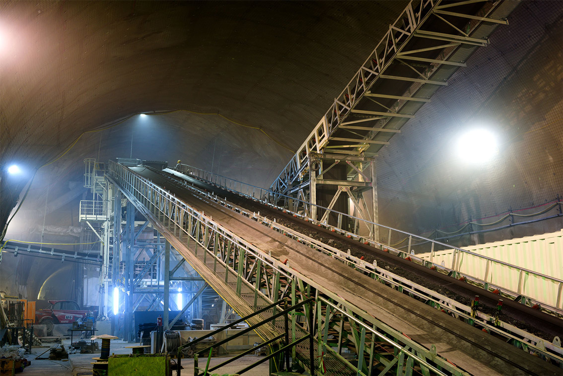 Semmeringtunnel SBT 2.1, Steinhaus am Semmering - Tunnel construction