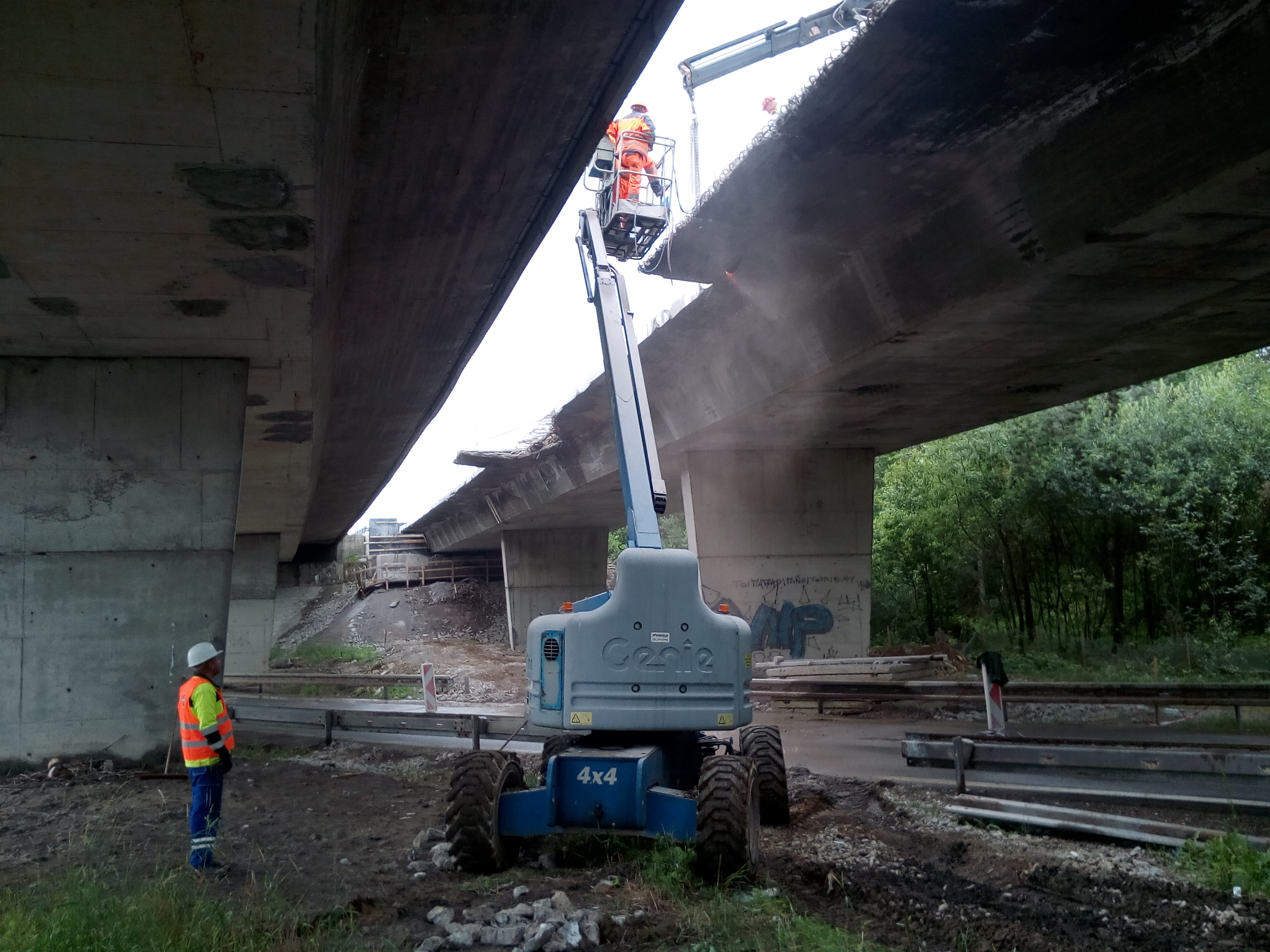 Búracie práce na mostných objektoch - Specialty competency