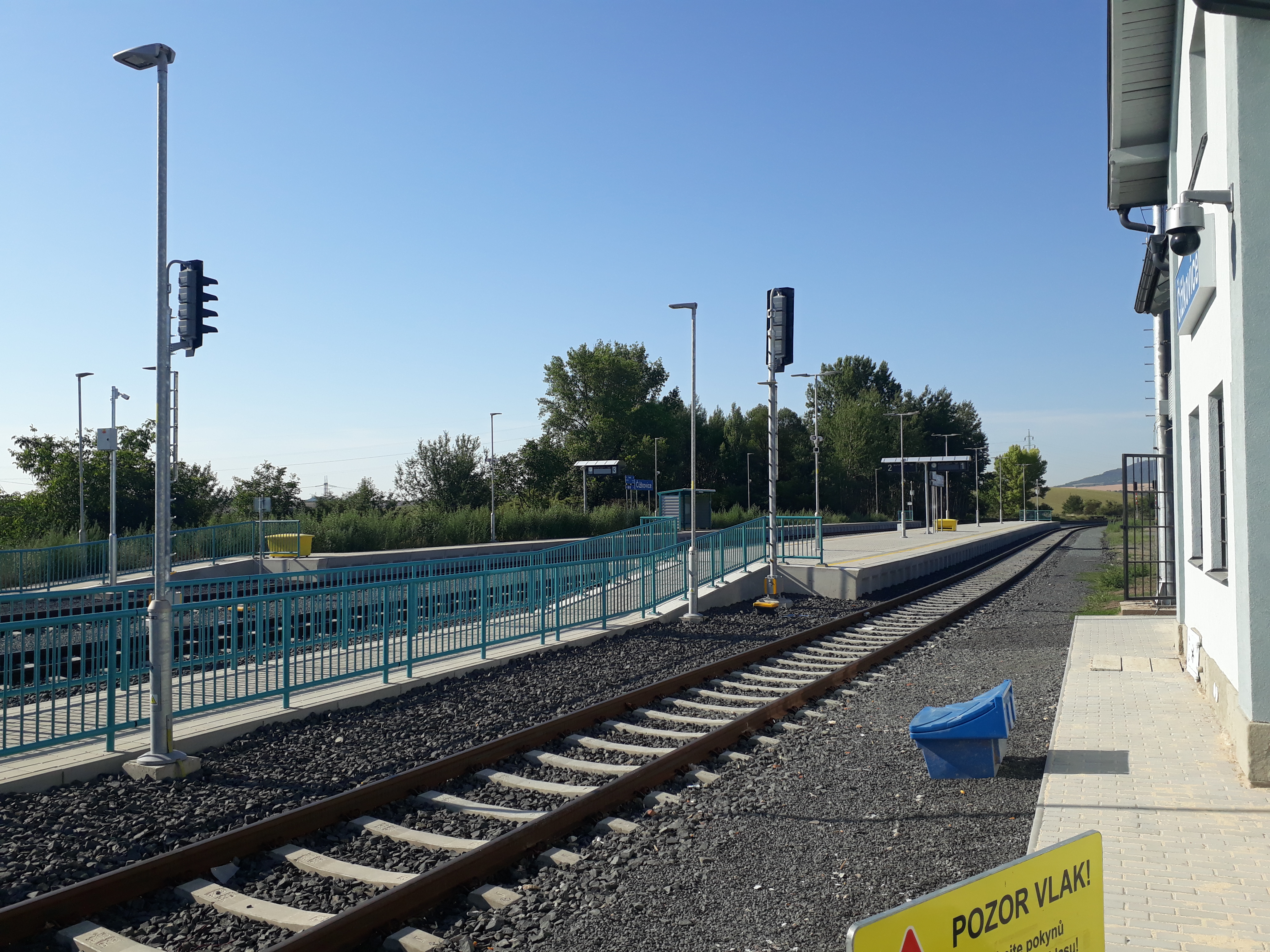 Revitalizace tratě Louny–Lovosice / žel. stanice Čížkovice – venkovní osvětlení - Railway construction