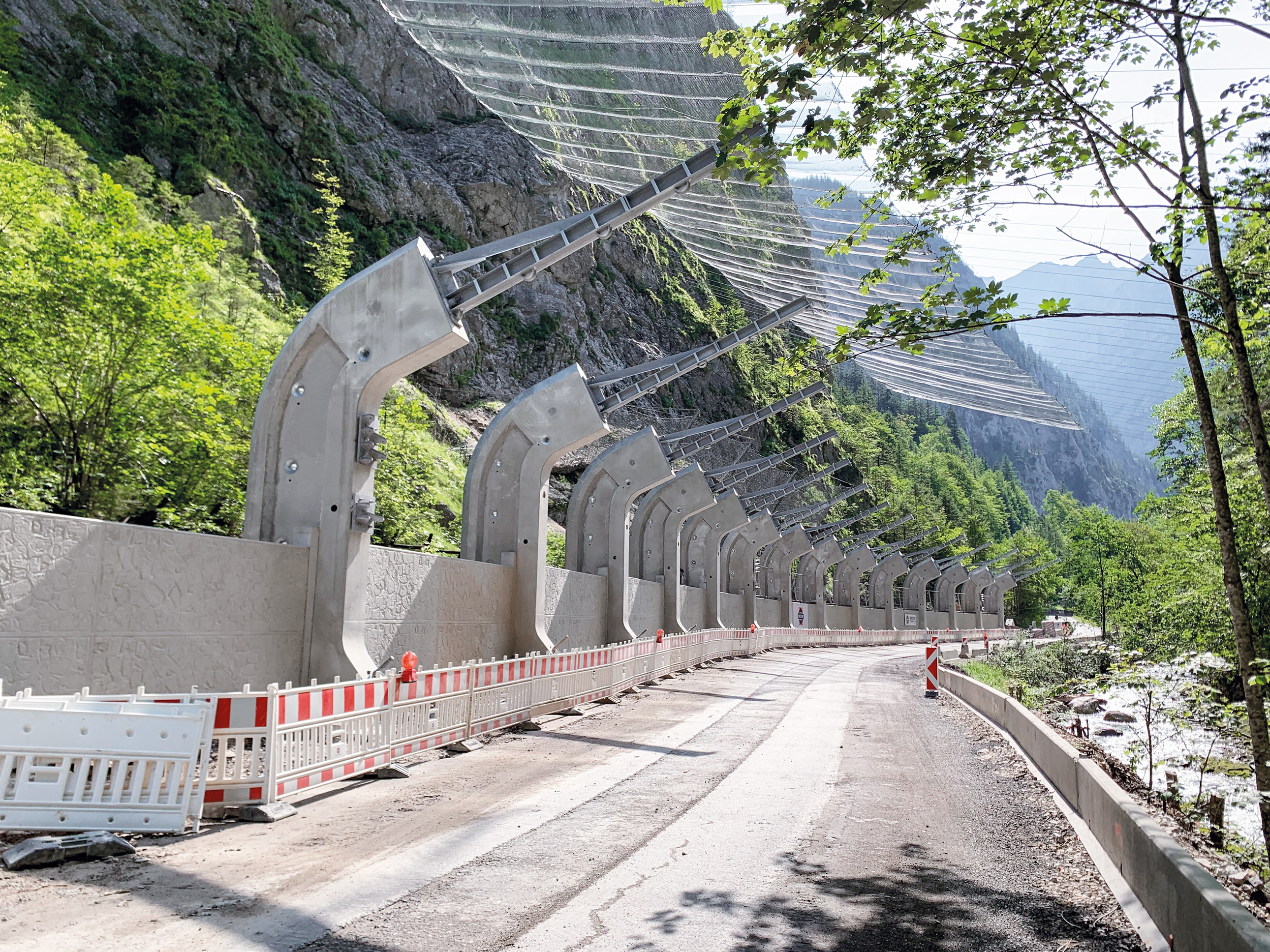 Steinschlagschutz, Radmer - Civil engineering