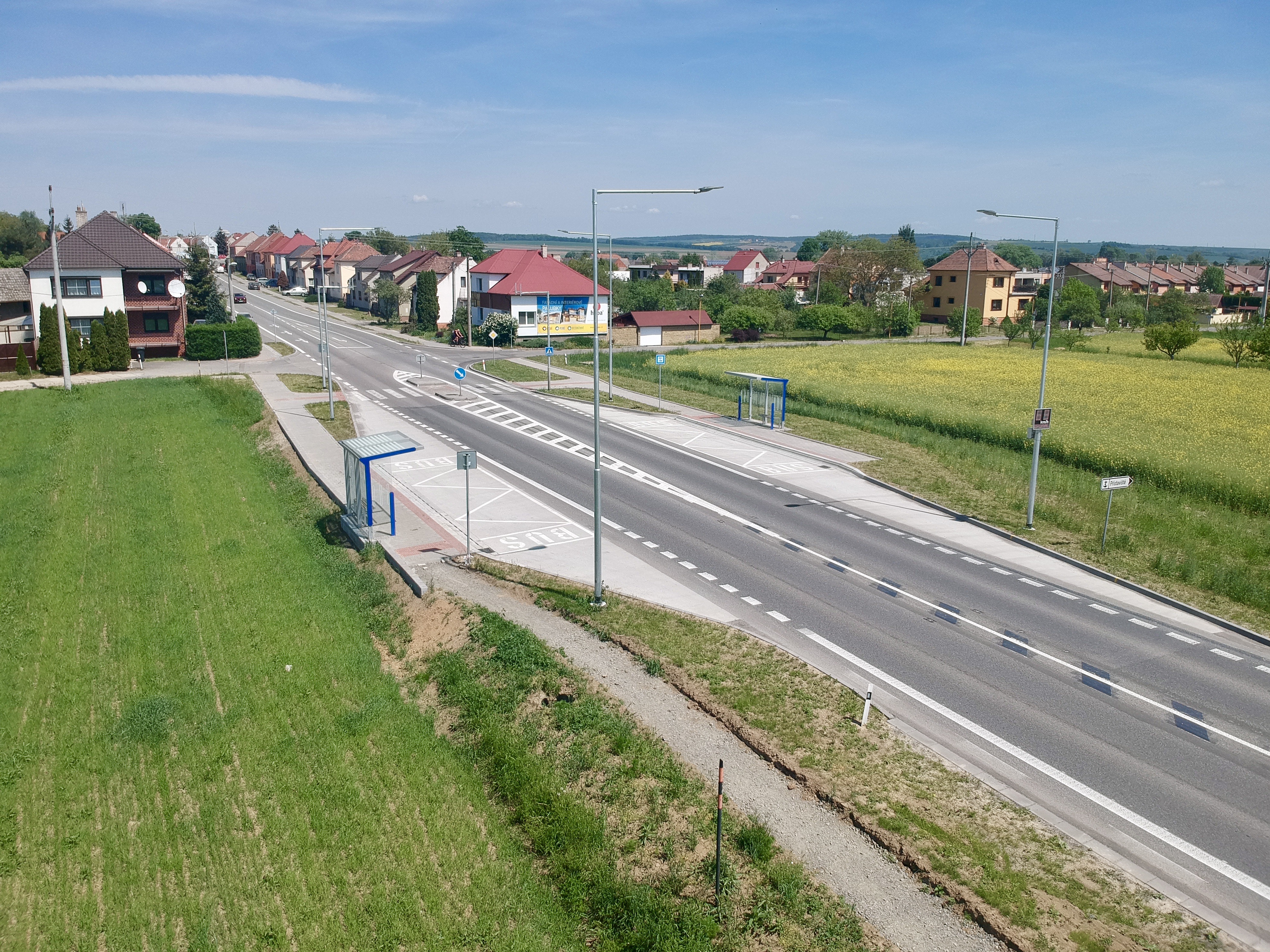 Spytihněv – autobusová zastávka - Road and bridge construction