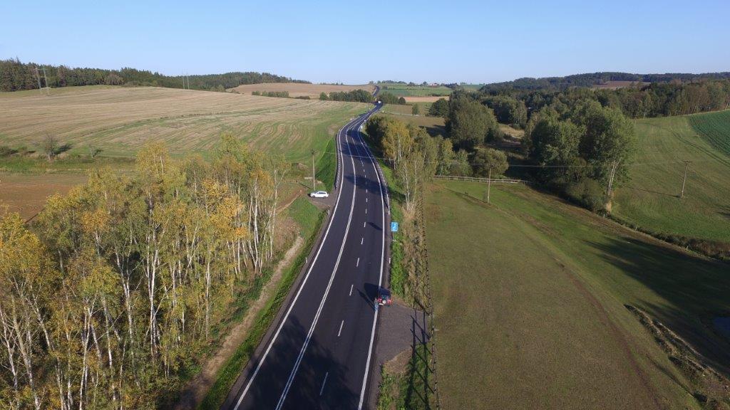 Silnice II/602 – rekonstrukce úseku Pelhřimov – hranice kraje - Road and bridge construction
